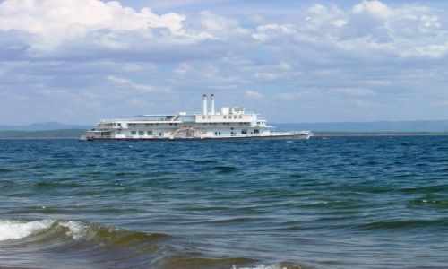 Zdjęcie ZIMBABWE / Kariba / Jezioro Kariba / parostatkiem w piękny rejs
