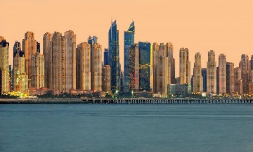 Zdjcie ZJEDNOCZONE EMIRATY ARABSKIE / Dubaj / Widok na Marin / Dubaj