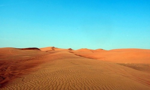Zdjcie ZJEDNOCZONE EMIRATY ARABSKIE / Dubaj / Dubaj / Pustynia  Ar-Rab al-Chali